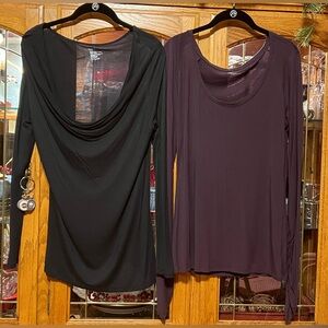 GAP BODY Ladies Long Sleeve Stretch Tops - Lot 2 🖤